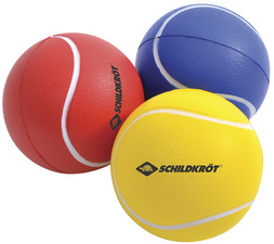 SCHILDKRÖT Softbälle, 70 mm, 3er Set, farbig sortiert