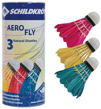 SCHILDKRÖT Natur-Federball Aerofly, farbig sortiert