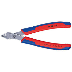 KNIPEX Super Knips® 60° abgewinkelt  78 23 125 Elektronik-Seitenschneider