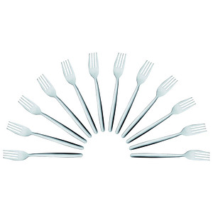 12 solex® Gabeln TM 80 silber