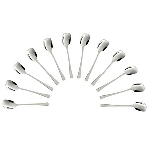 12 solex® Eislöffel Karina silber