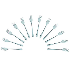 12 solex® Kindergabeln Karina silber