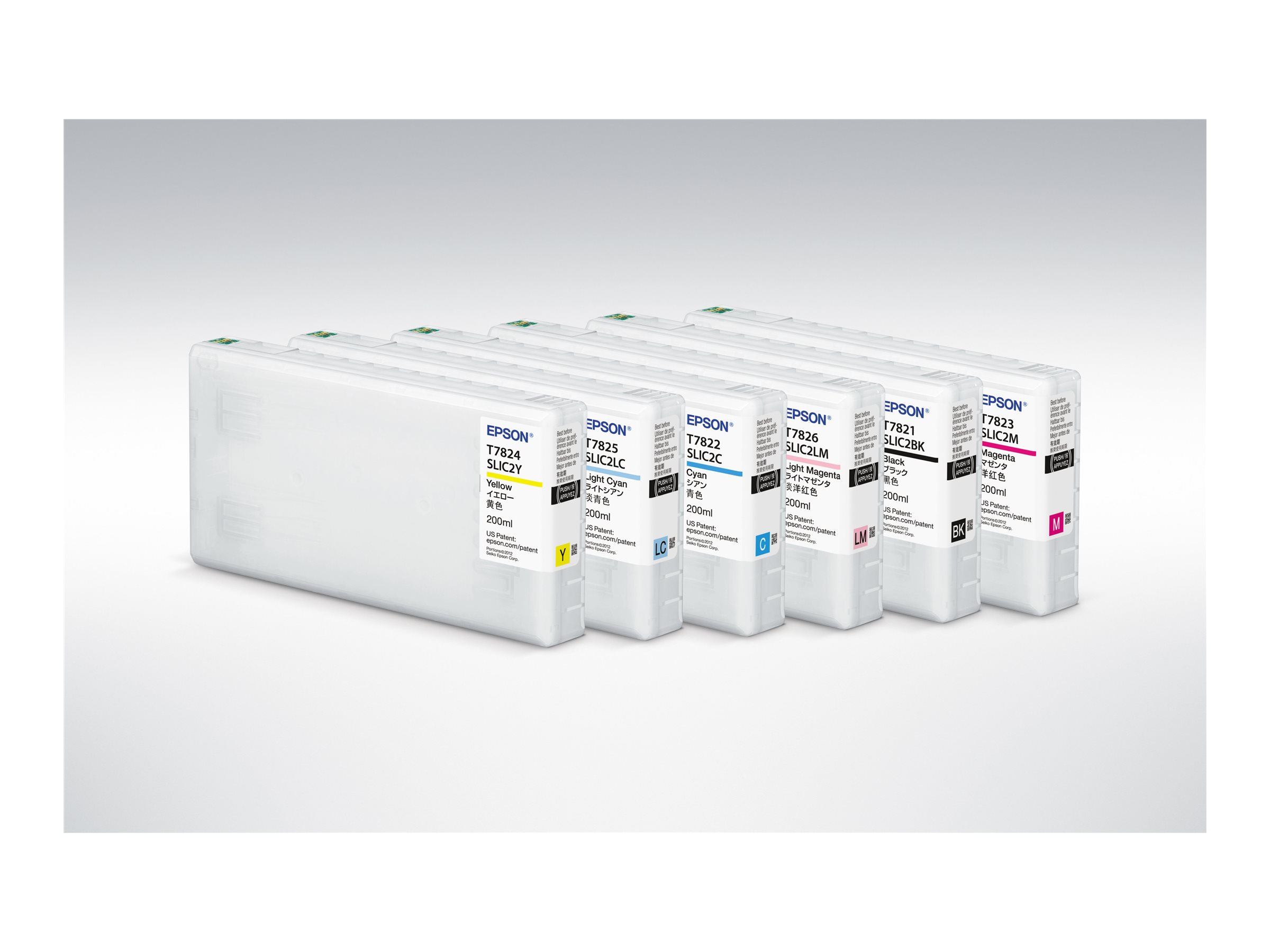 EPSON Tintenpatrone schwarz T 782 200 ml