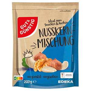 GUT&GÜNSTIG ungesalzen - ungeröstet Nüsse 200,0 g
