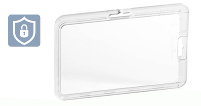 DURABLE Kartenhalter PERMANENT, für 1 Karte aus Polycarbonat, flaches Design, s