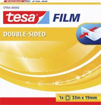 TESA tesafilm 57954-00000-01 Doppelseitiges Klebeband Transparent (L x B) 33 m 