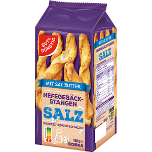 GUT&GÜNSTIG Gebäckstangen gesalzen Gebäck 150,0 g