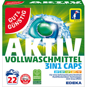 GUT&GÜNSTIG AKTIV Waschmittel 22 St.