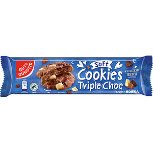 GUT&GÜNSTIG Soft Cookies Triple Choc Kekse 175,0 g