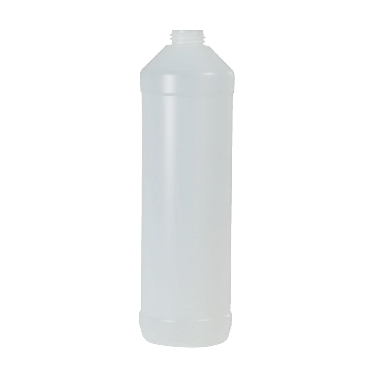 Leerflasche/Zylinderflasche 750 ml, natur, mit Gewinde RD 28 zum Abfüllen