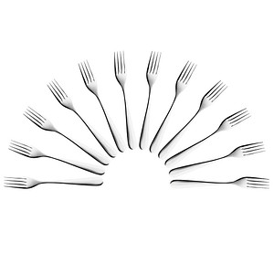 12 HEPP Gabeln Carlton silber