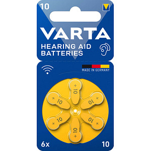 VARTA Hörgeräte Knopfzelle "Hearing Aid Batteries" 10