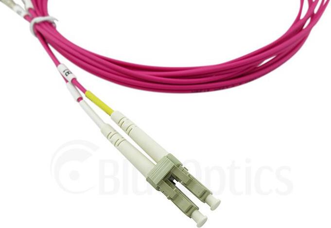CBO BlueOptics LWL Patchkabel LC / LC MM OM4 magenta 0,5m