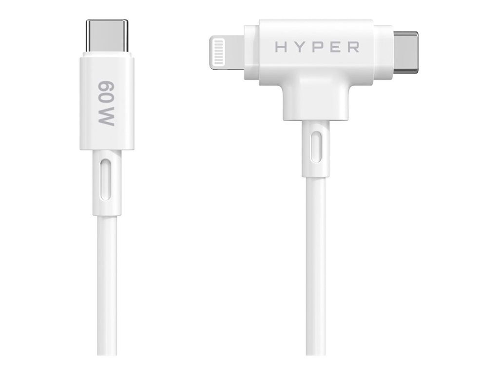 TARGUS HyperJuice - Lightning-Kabel - 24 pin USB-C männlich zu Lightning, 24 pi