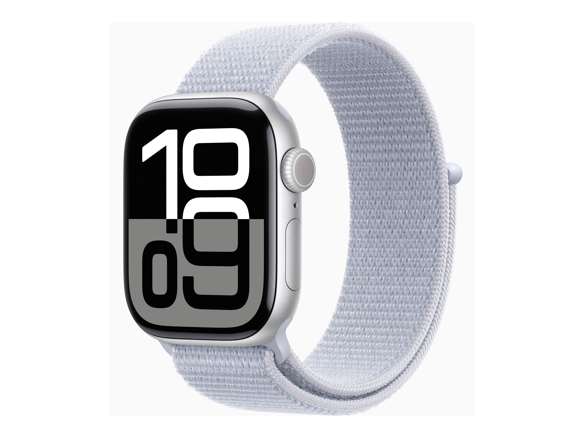 Apple Watch Series 10 42 mm Aluminium (GPS+Cellular) Sport Loop  blaue Wolke, silber