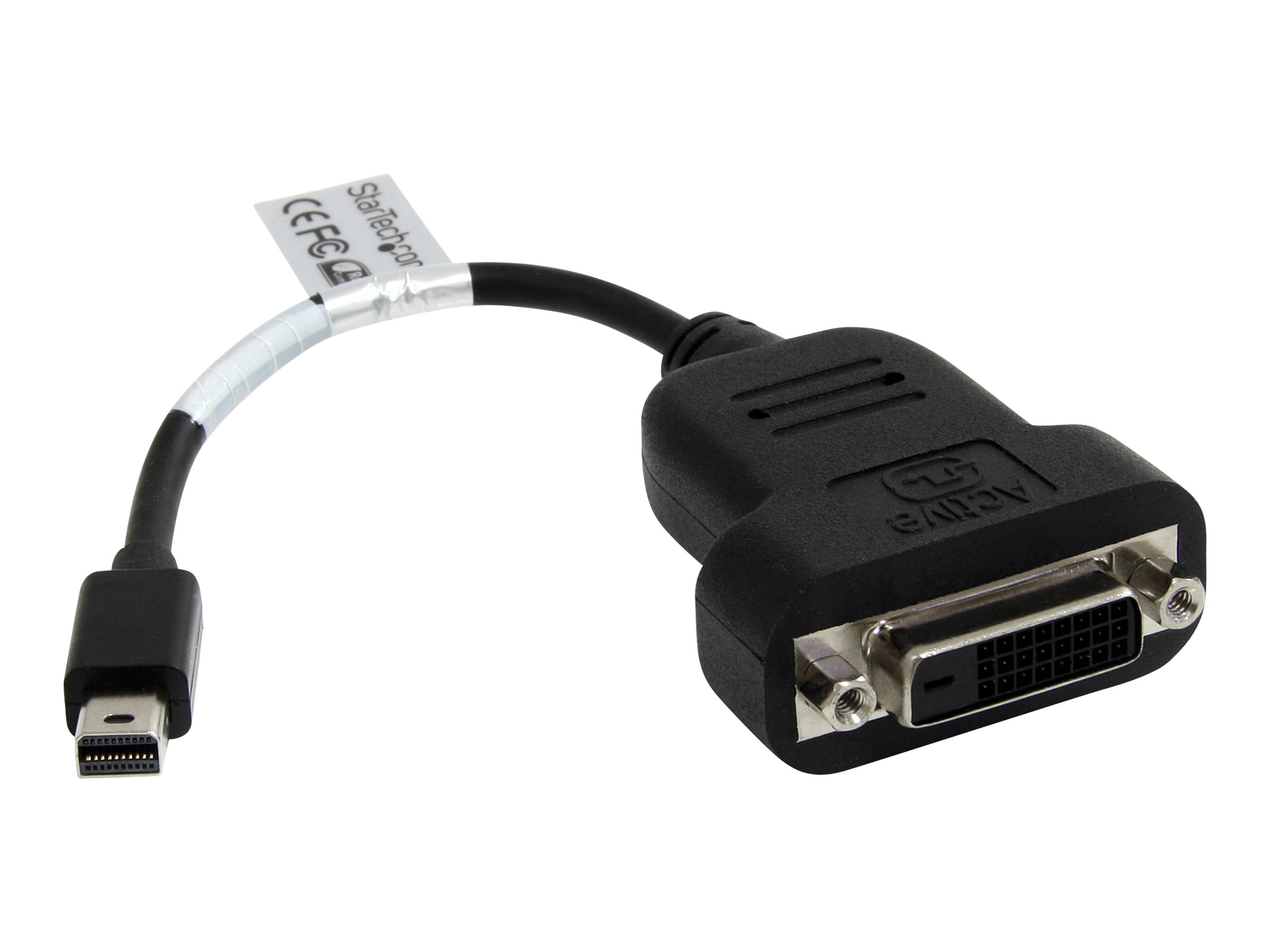 STARTECH.COM Aktiver Mini DisplayPort auf DVI Adapter  - mDP zu DVI (Stecker/Bu