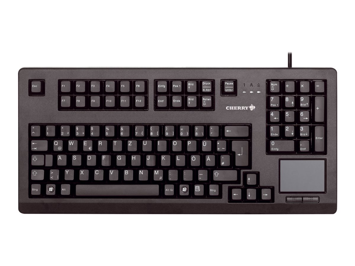 CHERRY G80-11900LUMDE-2 USB 2xPS/2 Keyboard schwarz (DE)