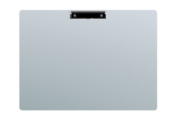 A3 Schreibplatte Aluminium mit Bügelklemme lange Seite