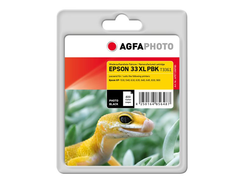 AGFAPHOTO APET336PBD AP EPS. XP530 TINTE PBK C13T33614012 33XL 400Photos 13ml (