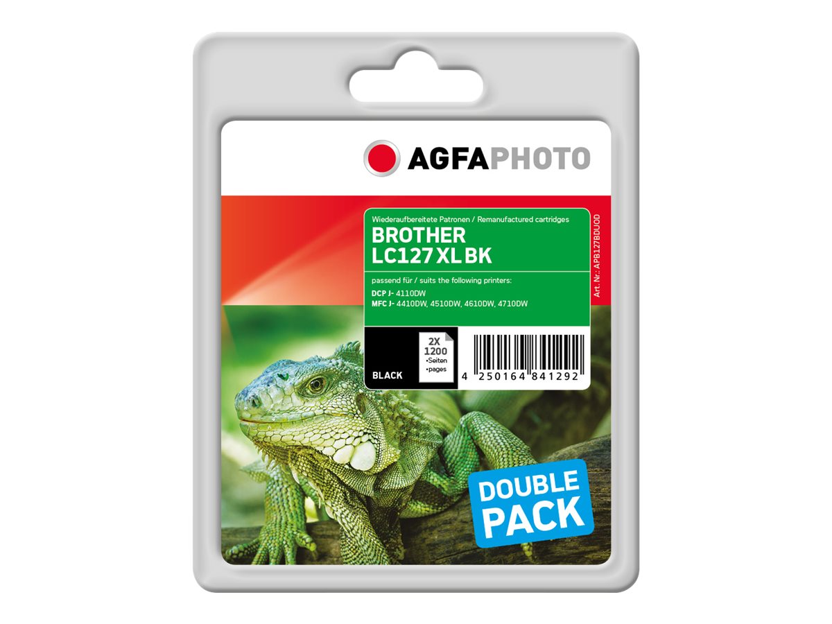 AGFAPHOTO Multi pack 2er Pack Schwarz Tintenpatrone