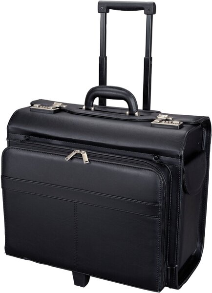 ALASSIO Teleskoptrolleysystem 102 cm hoch Laptopfach 40 x 28 x 5 cm