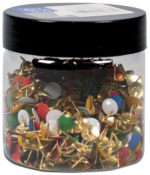 Reißnägel SUN Ø 9,5mm sortiert plastiküberzogen