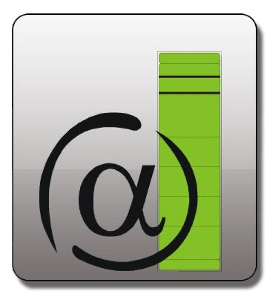 Rückenschild kurz/breit selbstklebend, Farbe grün