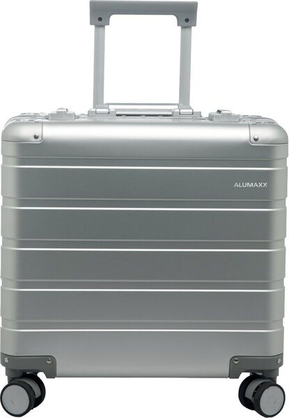 ALUMAXX Business Overnighttrolley, mit Vollalukoffer, silber