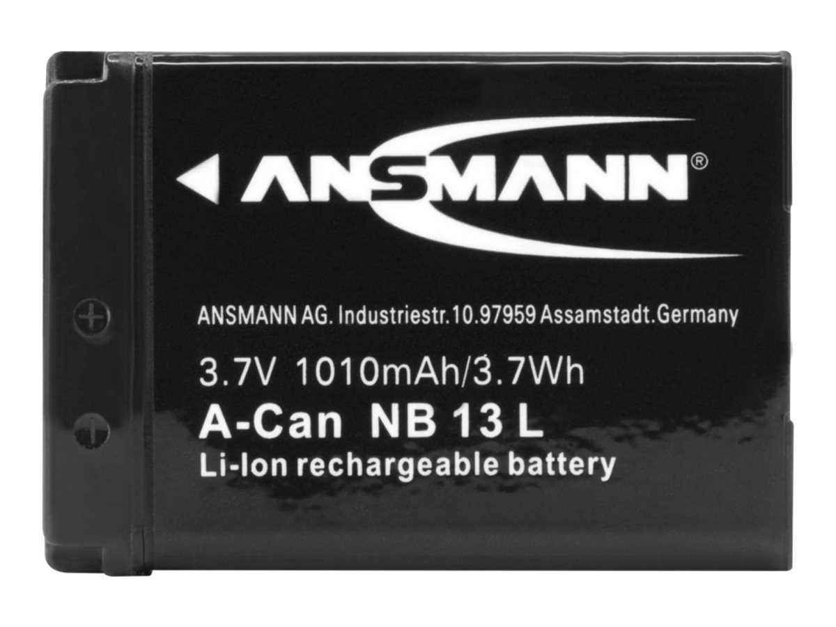 ANSMANN A-Can NB 13L für Canon PowerShot G7X. 3.7V / 1010mAh