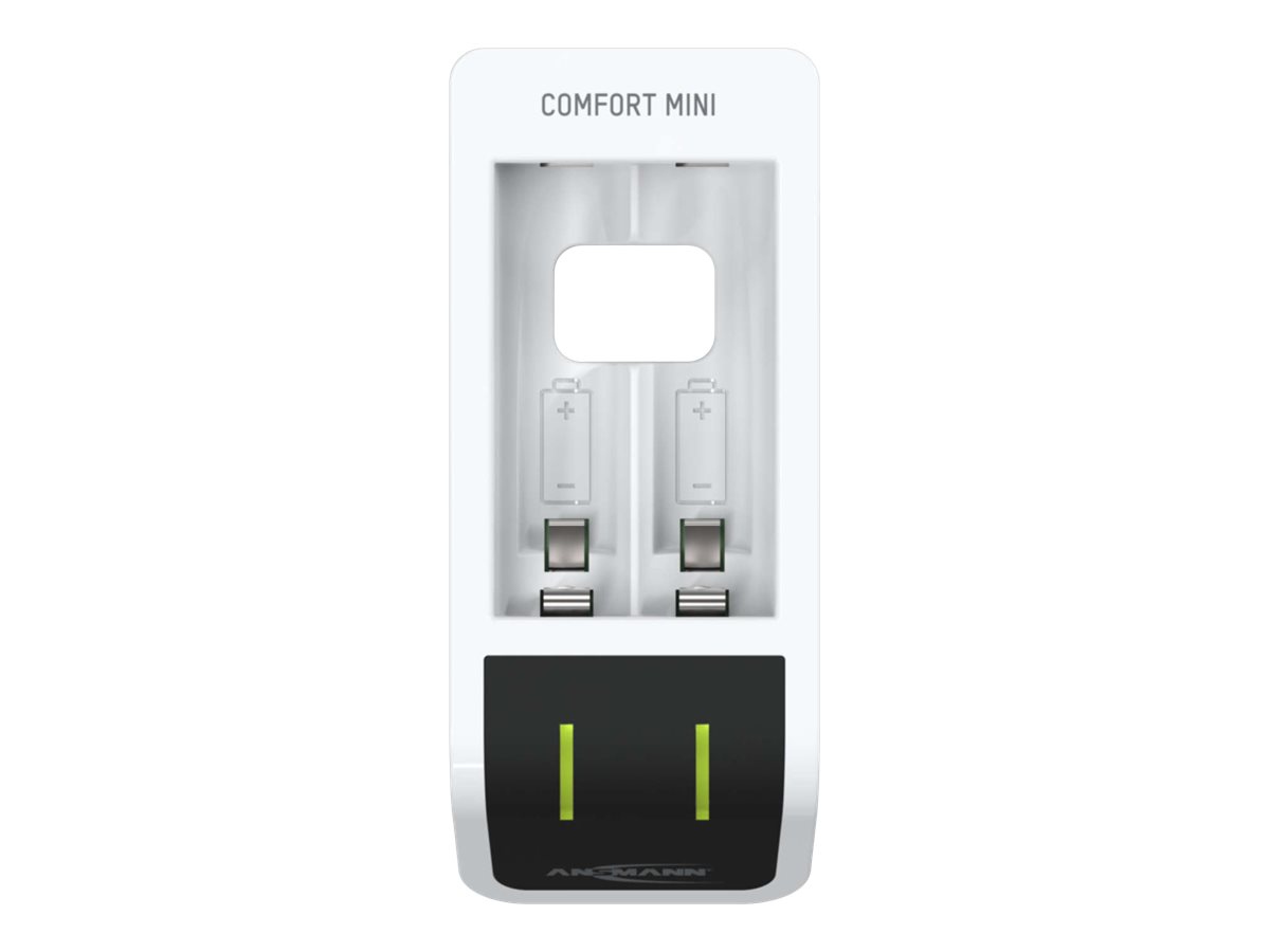 ANSMANN Comfort Mini Rundzellen-Ladegerät NiMH Micro (AAA), Mignon (AA)