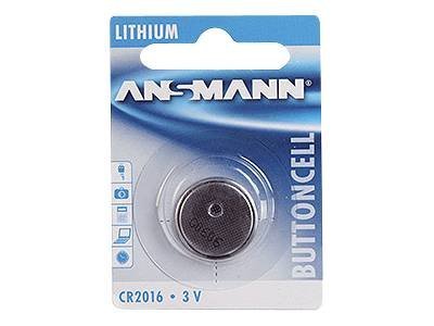 ANSMANN Knopfzelle 3 V Lithium CR 2016