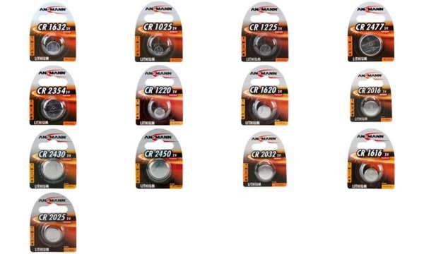 ANSMANN Knopfzelle 3 V Lithium CR 2025