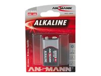 ANSMANN RED 9V-Block Alkaline Batterie  Original