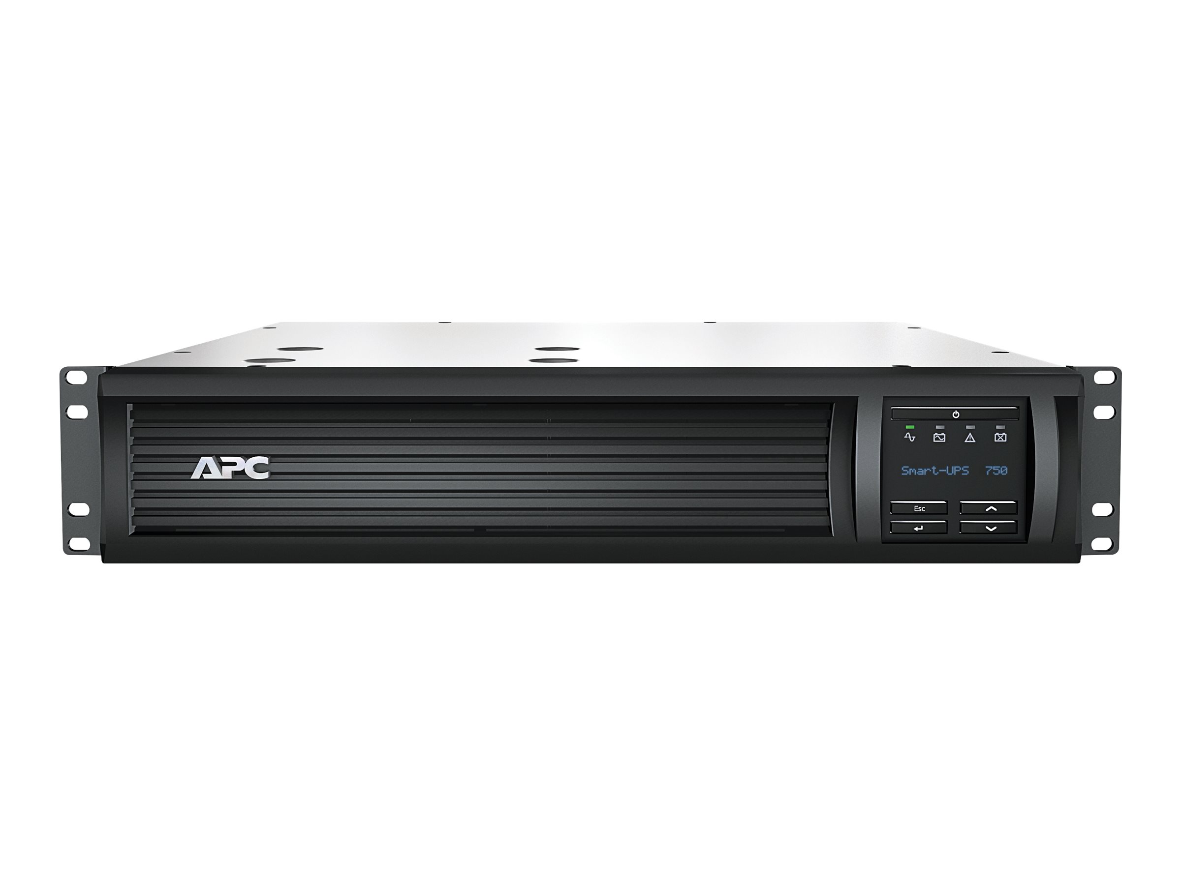 APC Smart-UPS 750VA LCD 230V RM 2U SmartSlot USB 5min Runtime 500W with SmartCo