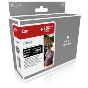 ASTAR 3er Pack Gelb, Cyan, Magenta Tintenpatrone