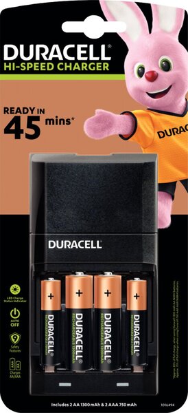 Akku Ladegerät, NiMH, Hi-Speed, für Micro/AAA und Mignon/AA