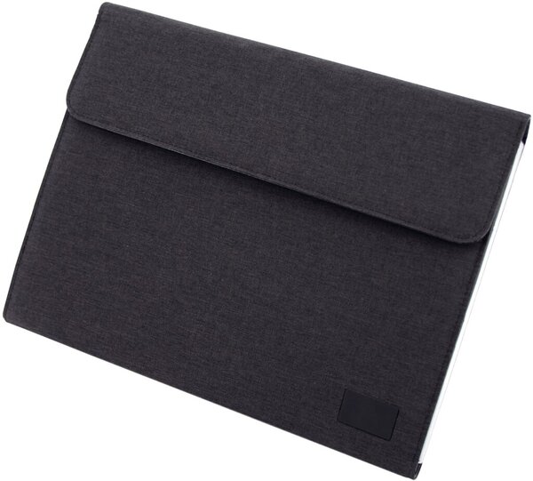 Alassio Fächermappe RPET, A4, recyceltes PET, anthrazit