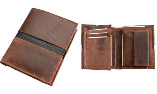 Alassio Geldbörse, Leder, dunkelbra un, Hochformat (5317864)