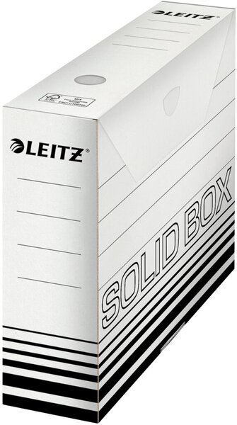Archivschachtel Solid für A4 330x80x257mm, weiß, für bis zu 700 Bl