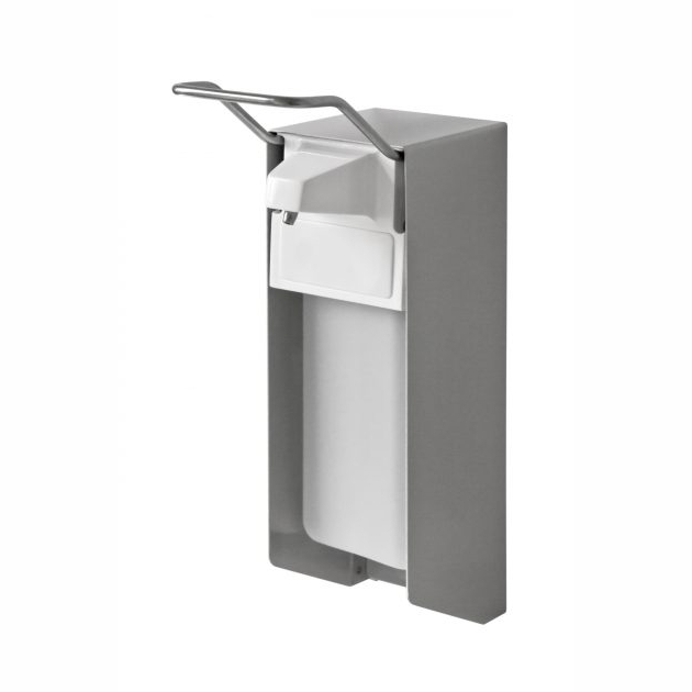 Armhebelspender für 500-ml-Euro-Flaschen | Aluminium mit kurzem Armhebel und Kunststoffpumpe Armhebelspender für 500-ml-Euro-Flaschen | Aluminium mit kurzem Armhebel und Kunststoffpumpe