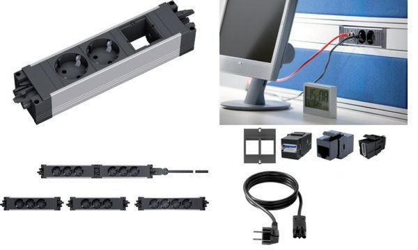 BACHMANN Halteblech Edelstahl 940.097 gerade