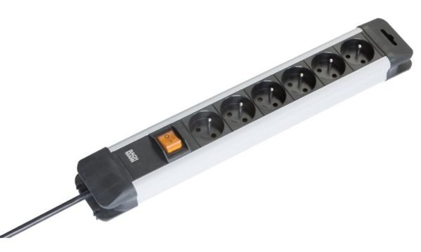 BACHMANN Steckdosenleiste "Connect", 6-fach, mit Schalter, Anschlussleitung 2,0