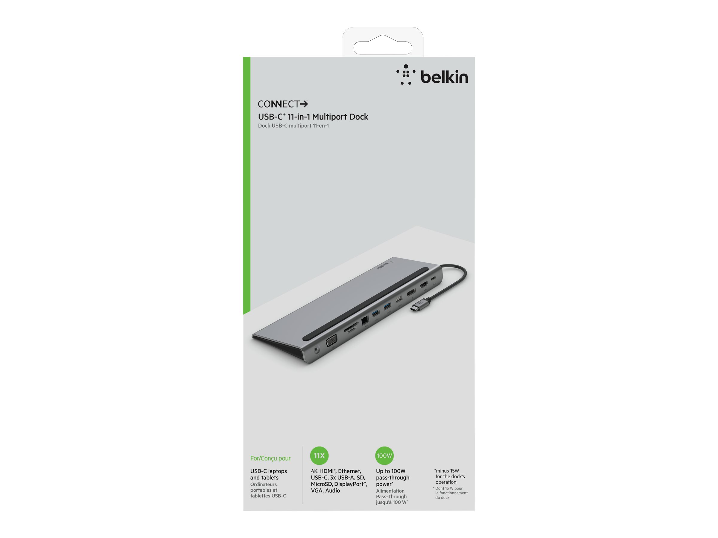 BELKIN CONNECT USB-C 11-in-1 Multiport-Dock INC004btSGY