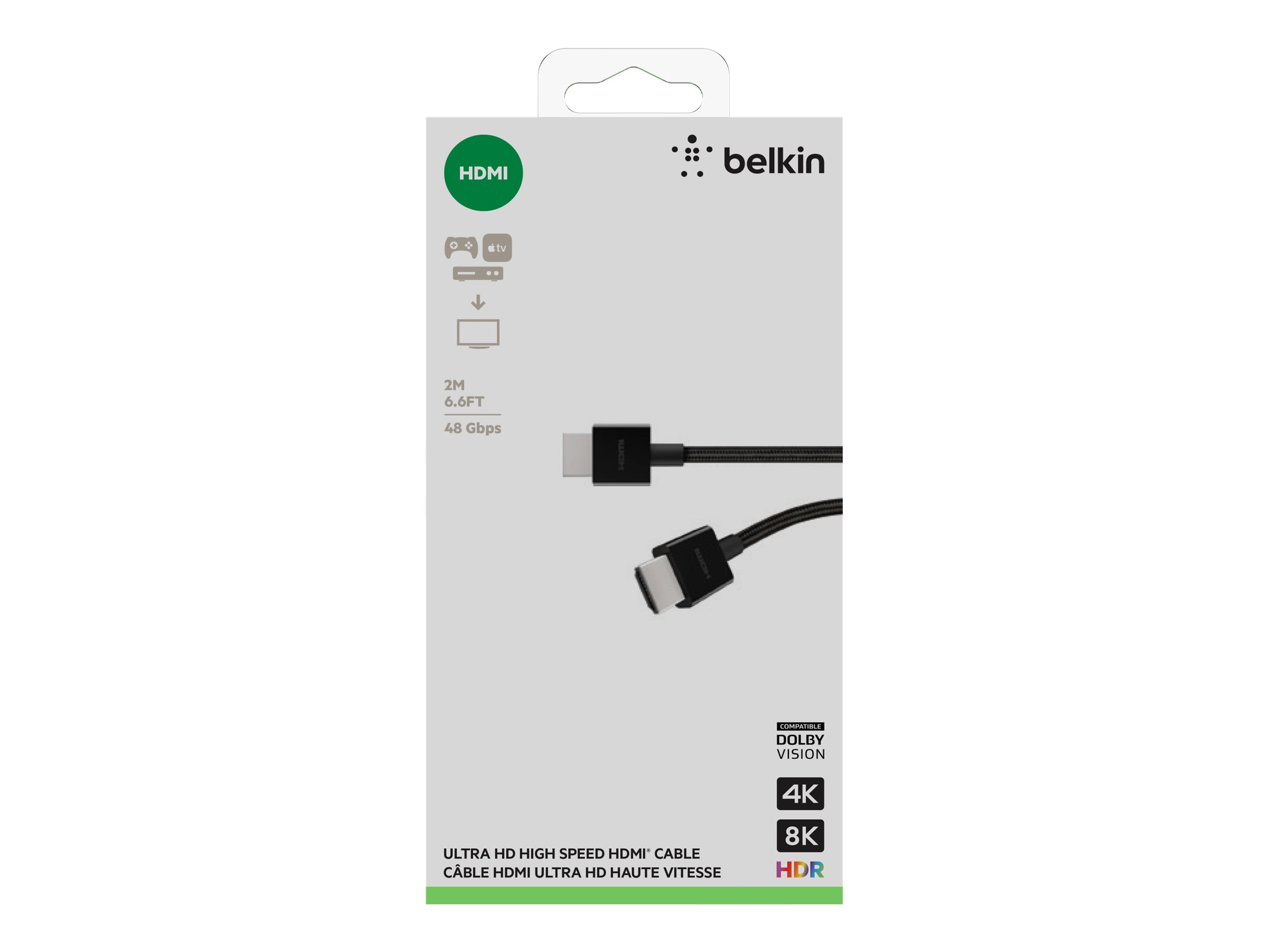 BELKIN Ultra HD High Speed HDMI Kabel 2m schwarz