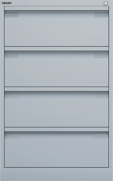 Karteischrank, 2-bahnig, 6 Schübe Farbe: lichtgrau