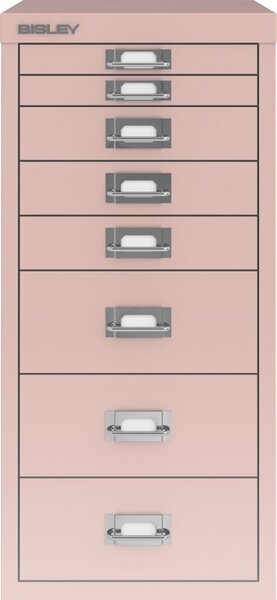 Schubladenschrank 8 Schübe pastellpink H 590 x B 279 x T 380