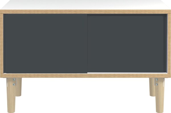 BISLEY MultiDrawer™ L125 Schubladenschrank verkehrsweiß mit 5 Schubladen 27,9 x 38,0 x 32,5 cm