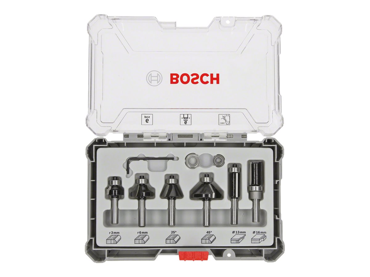 BOSCH - Fräskopf - für Weichholz, Hartholz - 6 Stücke (2607017468)
