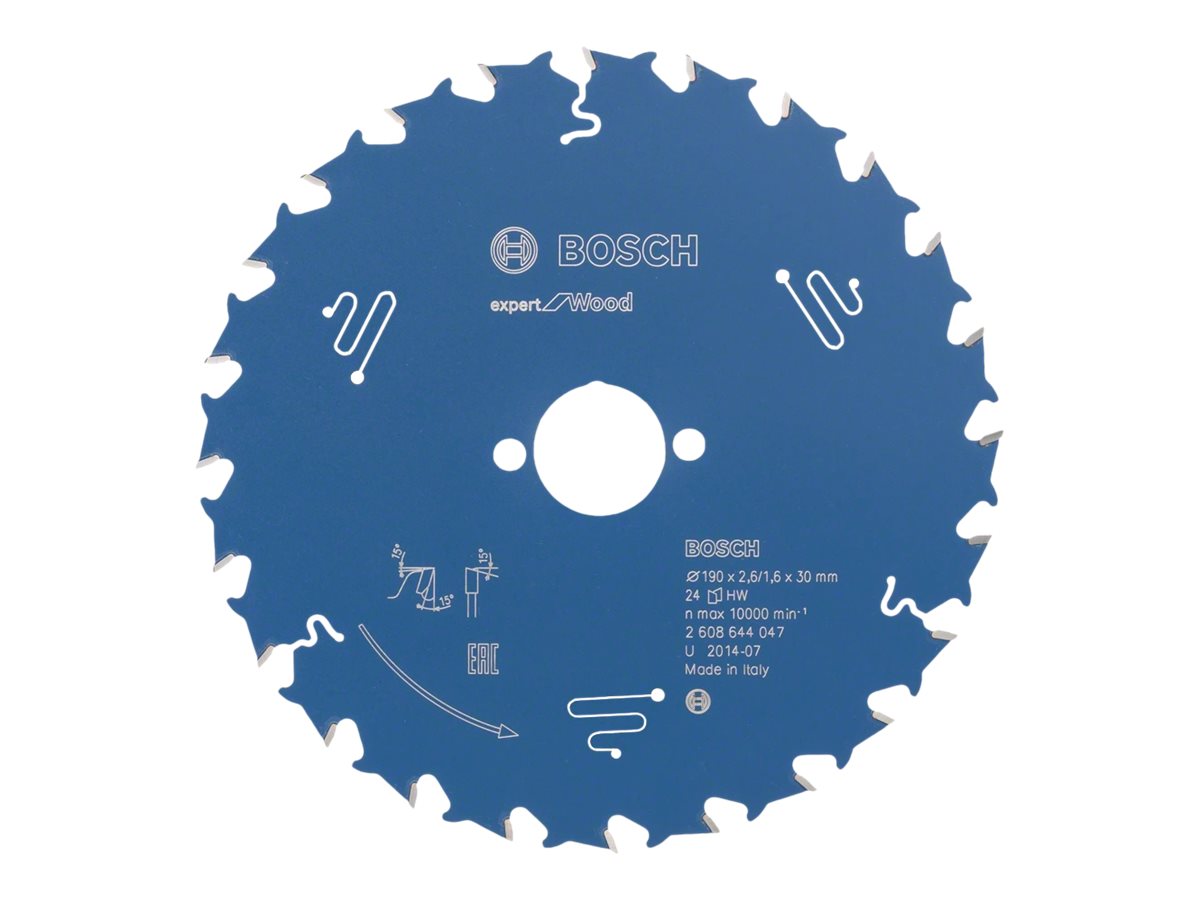 BOSCH KSB Expert for Wood 2608644047 190x30x2,6 24T 2608644047