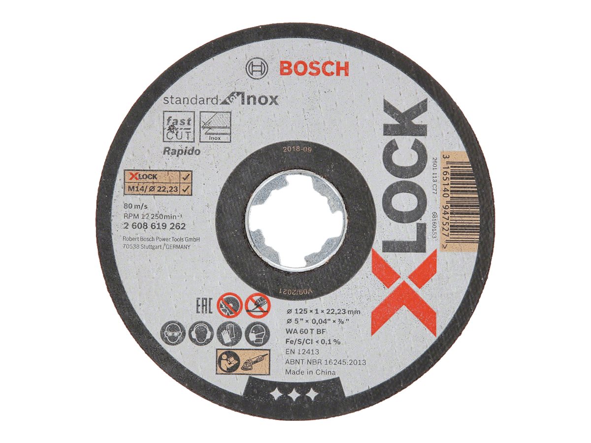 BOSCH Powertools X-LOCK Trennsch.Dose10x125,1mm Std | 2608619267 Inox